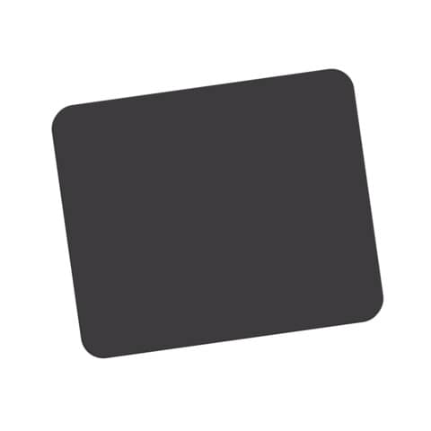 Tappetino mouse FELLOWES Soft Basic gomma/poliestere nero 29704